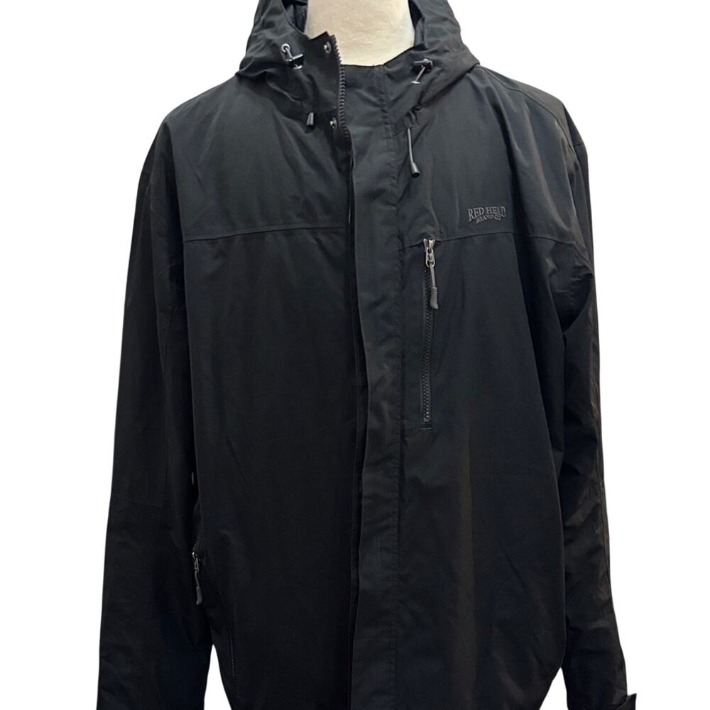 RedHead Men's Black Raincoat